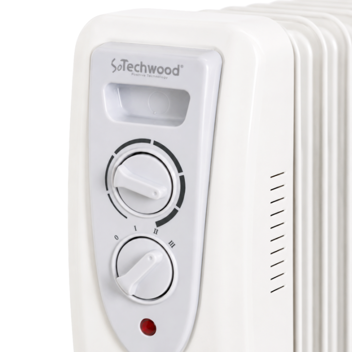 Radiateur Bain d'Huile Techwood 2000W - 9 Éléments