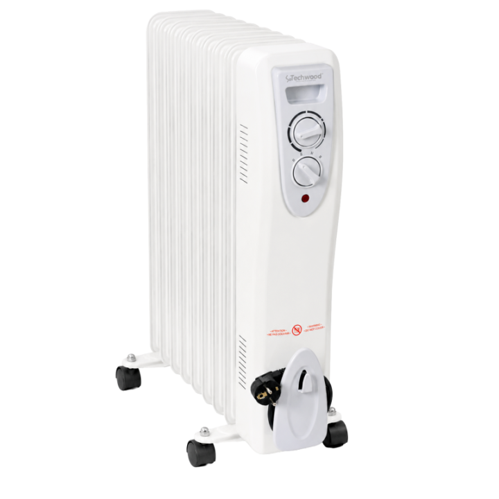 Radiateur Bain d'Huile Techwood 2000W - 9 Éléments