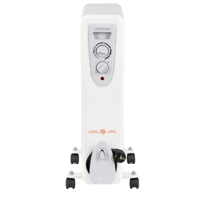 Radiateur Bain d'Huile Techwood 2000W - 9 Éléments