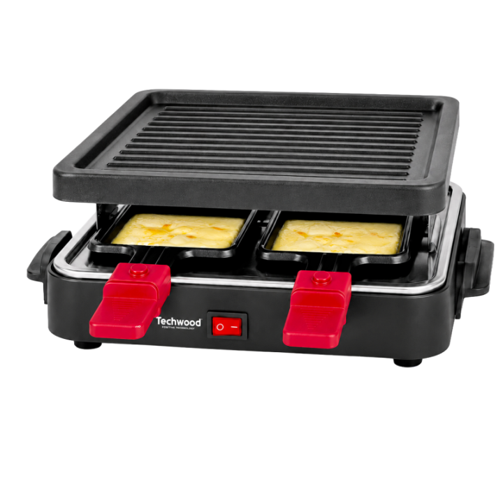 Appareil Raclette 4 Personnes 600W - Grill Démontable
