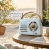 Radio FM Vintage & Enceinte Bluetooth - Techwood