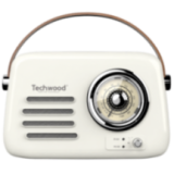 Radio FM Vintage & Enceinte Bluetooth - Techwood
