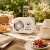 Radio FM Vintage & Enceinte Bluetooth - Techwood