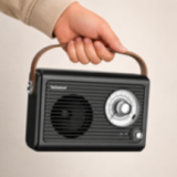 Radio FM Vintage & Enceinte Bluetooth - Techwood