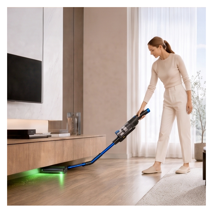 Aspirateur Balai Sans Fil Moteur BLDC 2-en-1 | Tube Articulé