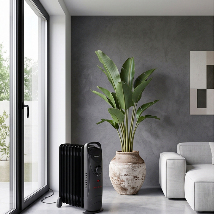 Radiateur Bain d'Huile Techwood 1000W - 9 Éléments
