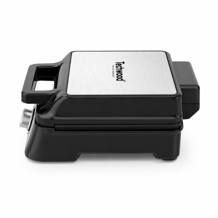 Gaufrier Techwood 1500W Inox | Température Réglable