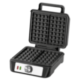 Gaufrier Techwood 1500W Inox | Température Réglable
