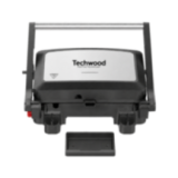 Grill Viande et Panini Techwood 1000W | Ouverture 180°