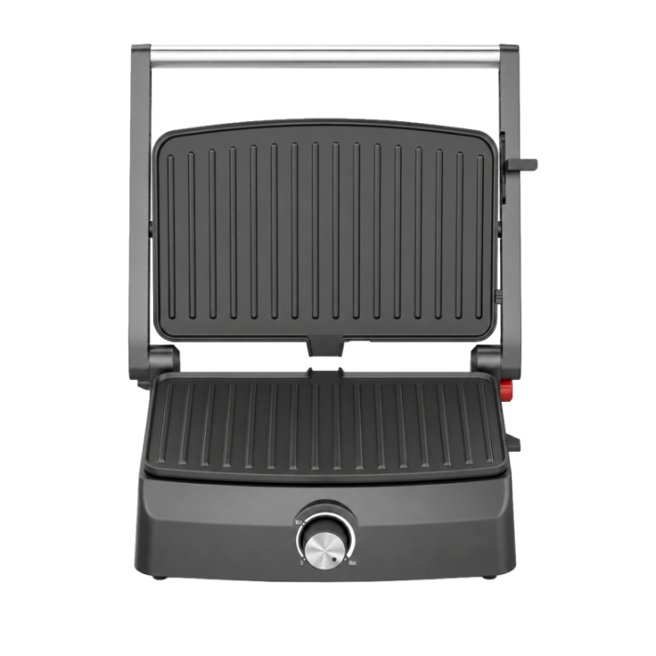 Grill Viande et Panini Techwood 1000W | Ouverture 180°