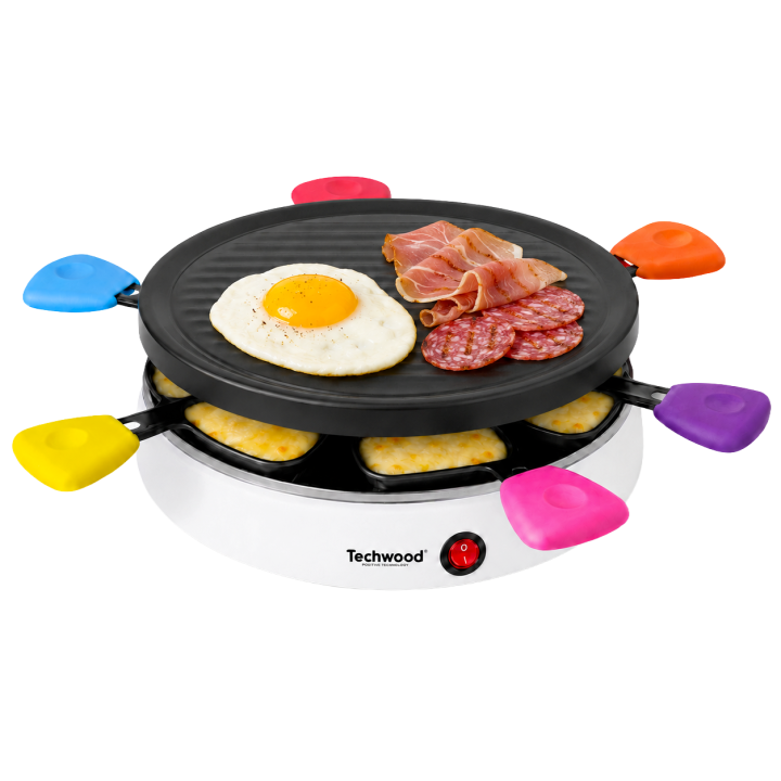 Appareil à Raclette 6 Personnes Techwood 800W | Grill