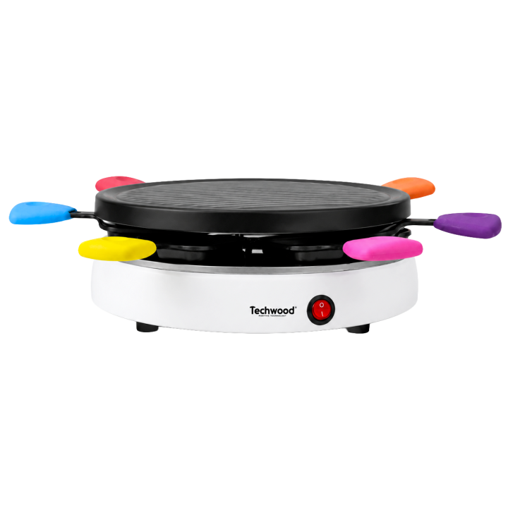 Appareil à Raclette 6 Personnes Techwood 800W | Grill