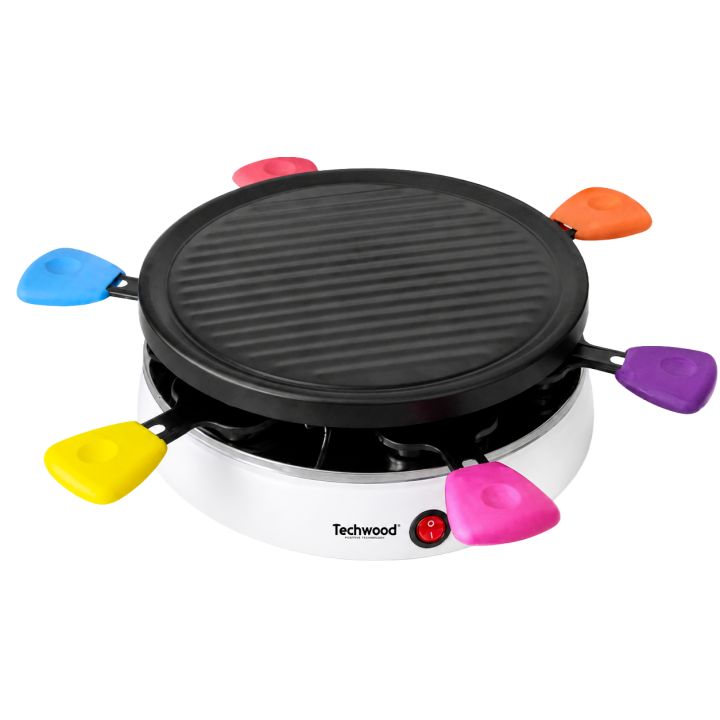 Appareil à Raclette 6 Personnes Techwood 800W | Grill