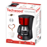 Cafetière Programmable Rouge 12 Tasses - Puissance 1000W