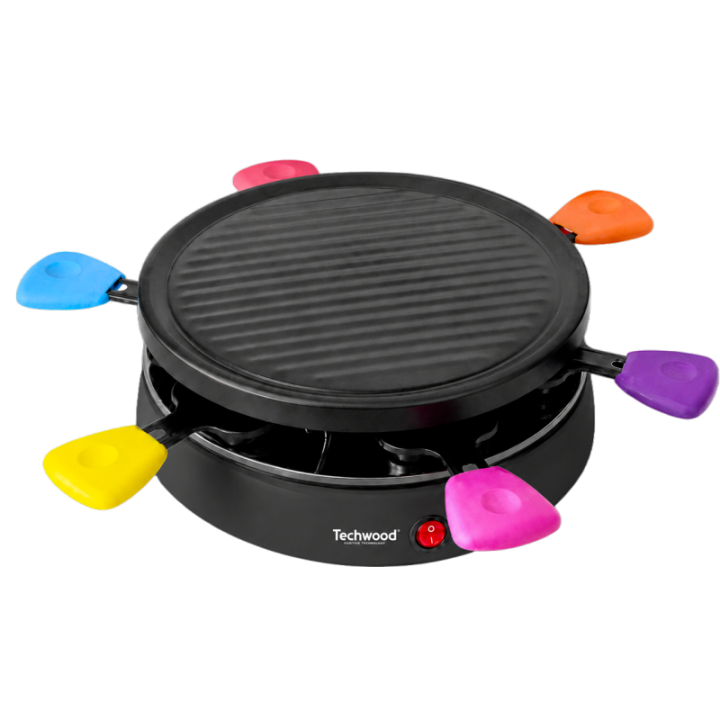 Appareil à Raclette 6 Personnes Techwood 800W | Grill