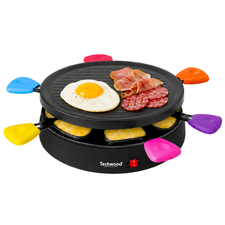 Appareil à Raclette 6 Personnes Techwood 800W | Grill