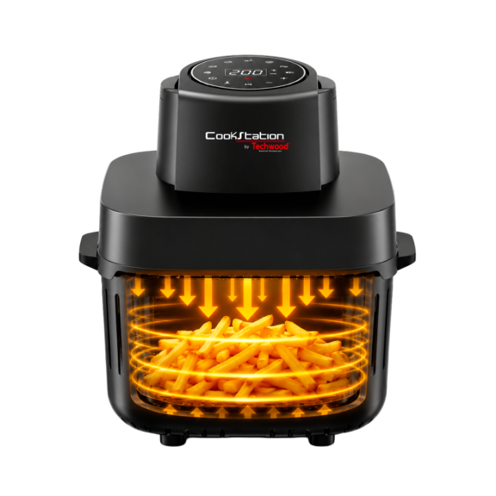 Air Fryer en Verre 6L | Friteuse Sans Huile Sans PTFE