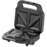 Appareil 3-en-1 Techwood Inox : Gaufrier, Croque et Grill
