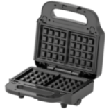 Appareil 3-en-1 Techwood Inox : Gaufrier, Croque et Grill