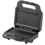 Appareil 3-en-1 Techwood Inox : Gaufrier, Croque et Grill