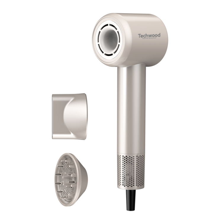 Sèche-Cheveux Ionique Techwood 1600W | Moteur BLDC Léger