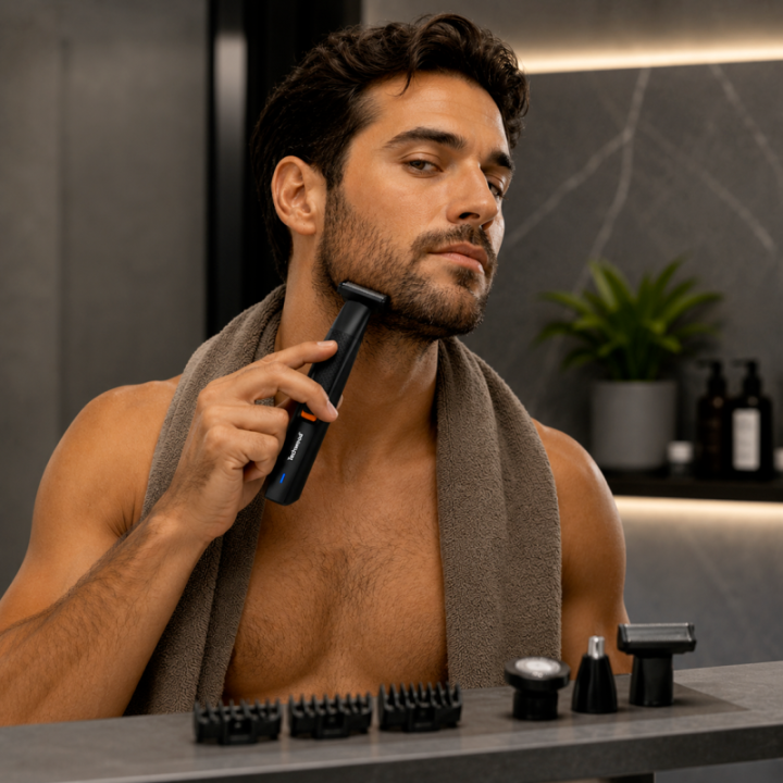 Tondeuse Barbe Techwood | Compacte & Rechargeable USB-C