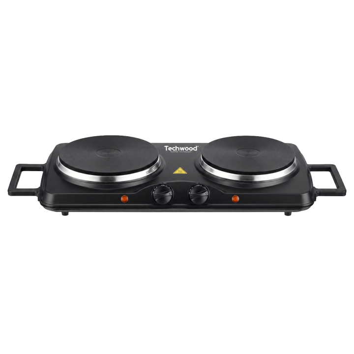 Plaque Électrique 2 Feux Techwood 2500W | Réchaud Compact