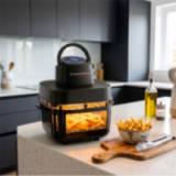 Air Fryer en Verre 6L | Friteuse Sans Huile Sans PTFE