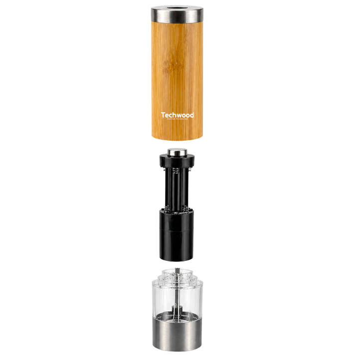 Moulin Électrique Sel et Poivre Techwood | Broyeur Épices