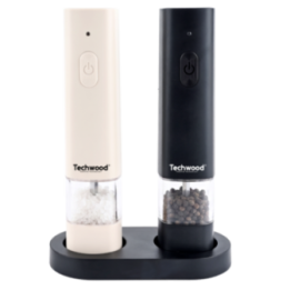 Set Moulin Électrique Sel & Poivre Techwood | USB-C