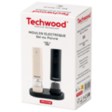 Set Moulin Électrique Sel & Poivre Techwood | USB-C