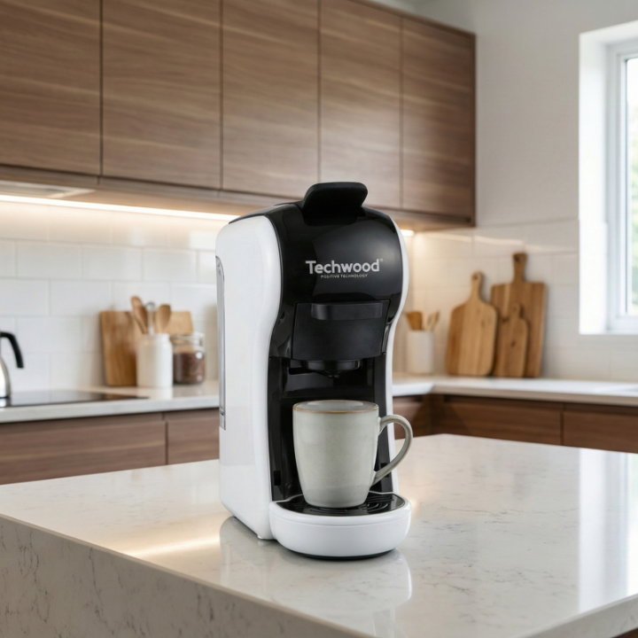 Machine à Café Multi-Capsules Techwood | 19 Bar - 1450W