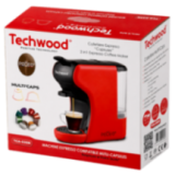 Machine à Café Multi-Capsules Techwood | 19 Bar - 1450W