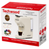 Machine à Café Multi-Capsules Techwood | 19 Bar - 1450W
