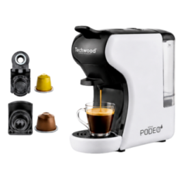 Machine à Café Multi-Capsules Techwood | 19 Bar - 1450W