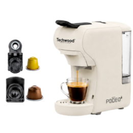 Machine à Café Multi-Capsules Techwood | 19 Bar - 1450W