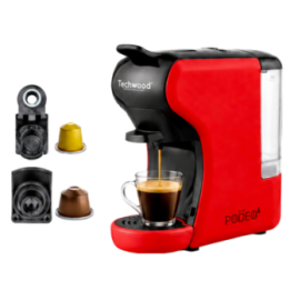Machine à Café Multi-Capsules Techwood | 19 Bar - 1450W
