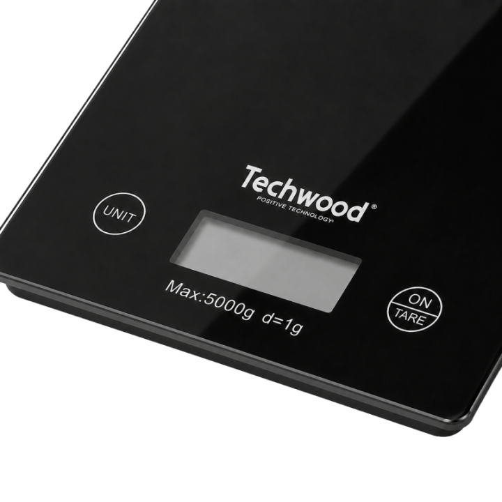 Balance de Cuisine Bol 1L Techwood | 5 kg - Précision 1g
