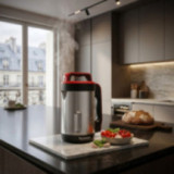 Heated stainless steel blender