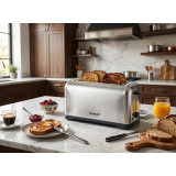Inox Brushed" bread toaster