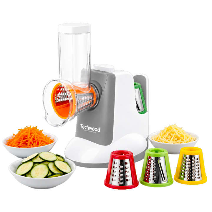 Râpe Électrique Coupe-Légumes Rap'Tout Techwood 150W