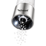 Moulin Électrique Inox Techwood 30ml | Sel, Poivre & Épices