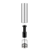 Moulin Électrique Inox Techwood 30ml | Sel, Poivre & Épices