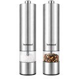 Moulin Électrique Inox Techwood 30ml | Sel, Poivre & Épices
