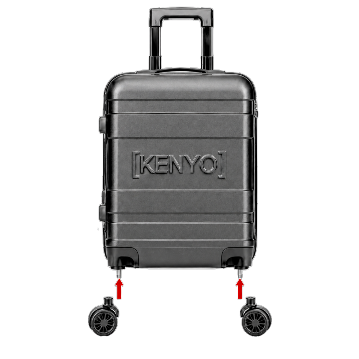 Valise Cabine 15" Kenyo ABS | Roues Amovibles