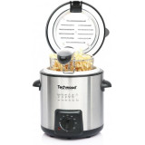 Friteuse et Appareil à Fondue 2-en-1 Techwood Inox | 1L