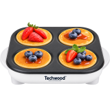 Crêpière Mini Crêpes & Pancakes Techwood | 4 Empreintes