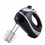 Batteur électrique 200W – 5 vitesses + Turbo & fouets chromés