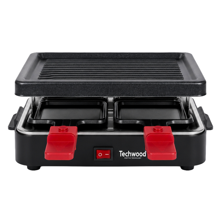 Appareil Raclette 4 Personnes 600W - Grill Démontable