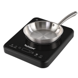 Plaque Induction Techwood 2000W | Cristal Noir & Tactile